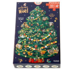 Puzzle (50 pieces) - le grand sapin de noel de Jardinerie Bordeaux Libourne Gironde dans C022