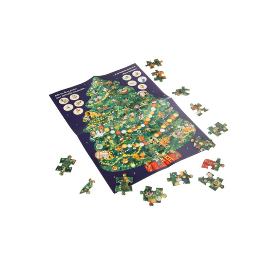 Puzzle (50 pieces) - le grand sapin de noel de Jardinerie Bordeaux Libourne Gironde dans C022