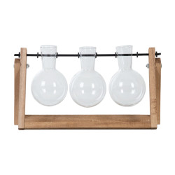 Set de 3 vases à bouture de Esschert design - deco maison et jardin dans E058