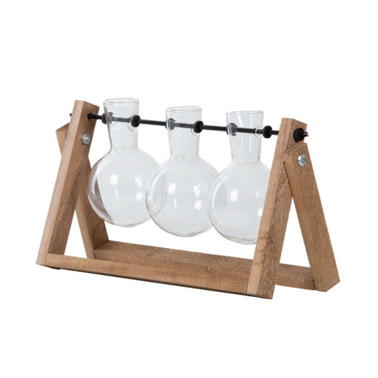 Set de 3 vases à bouture de Esschert design - deco maison et jardin dans E058