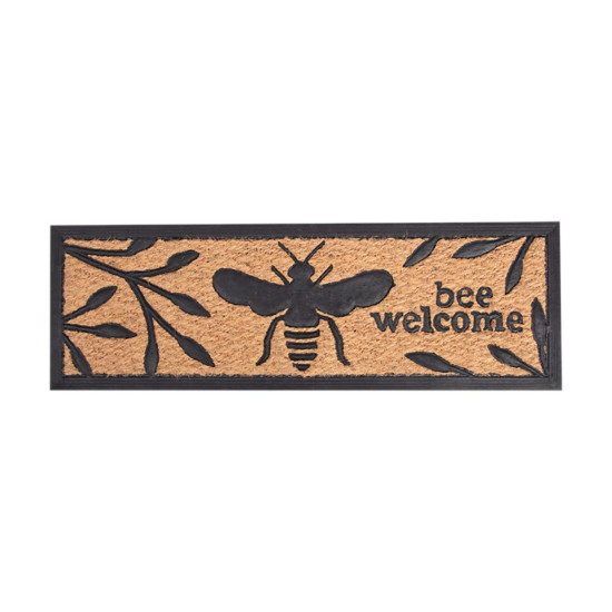 Paillasson abeille caoutchouc/coco de Esschert design - deco maison et jardin dans E058