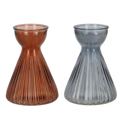 Vase bulbe jacinthes strié de Esschert design - deco maison et jardin dans E058