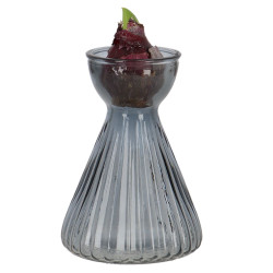 Vase bulbe jacinthes strié de Esschert design - deco maison et jardin dans E058