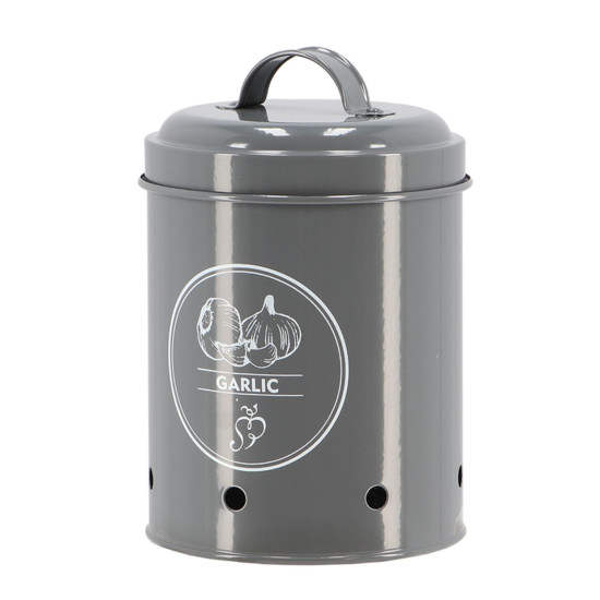 Boite conservation ail anthracite de Esschert design - deco maison et jardin dans E058