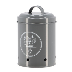 Boite conservation ail anthracite de Esschert design - deco maison et jardin dans E058