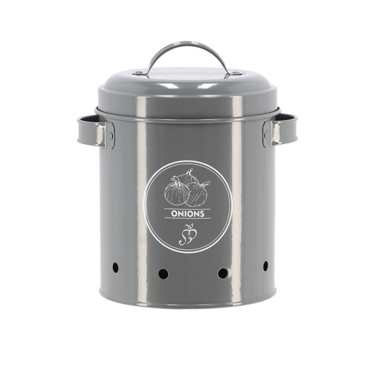 Boite conservation oignons anthrac. de Esschert design - deco maison et jardin dans E058