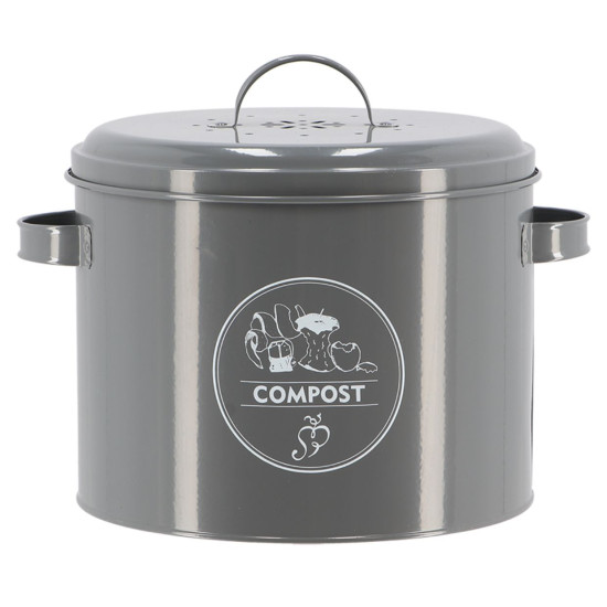 Composteur anthracite de Esschert design - deco maison et jardin dans E058