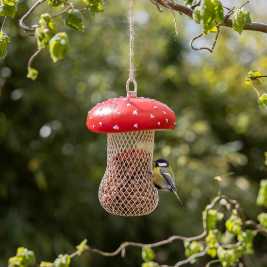 Mangeoire amanite tue-mouches de Esschert design - deco maison et jardin dans E058