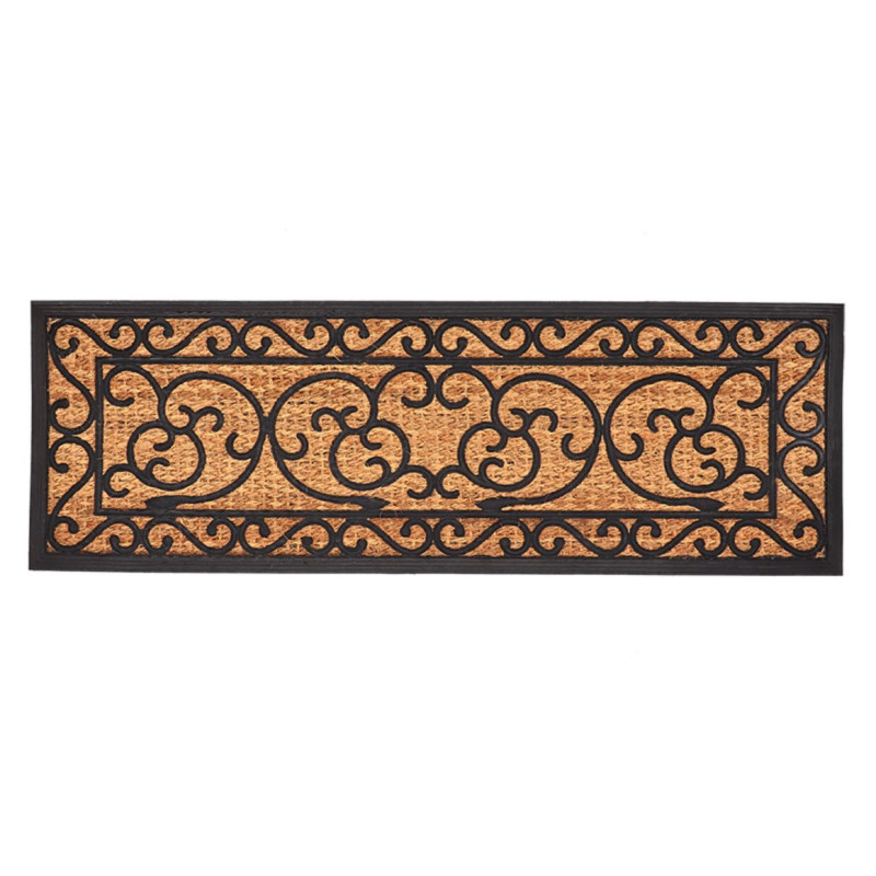 Paillasson en caoutchouc coco xl de Esschert design - deco maison et jardin dans E058