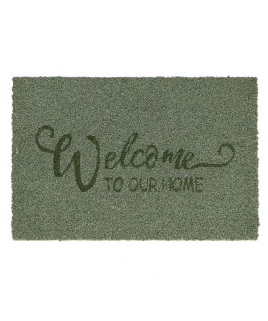 Paillasson coco welcome vert m de Esschert design - deco maison et jardin dans E058