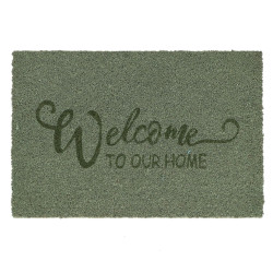 Paillasson coco welcome vert m de Esschert design - deco maison et jardin dans E058