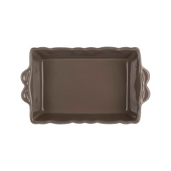 Plat four rect feston volcan 26x18cm de Comptoir de Famille - Objet de décoration dans Y001