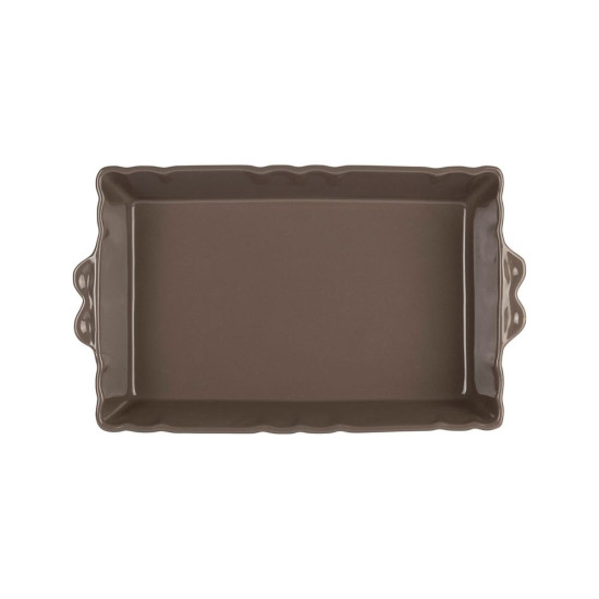 Plat four rect feston volcan 36x23cm de Comptoir de Famille - Objet de décoration dans Y001