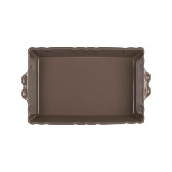 Plat four rect feston volcan 36x23cm de Comptoir de Famille - Objet de décoration dans Y001