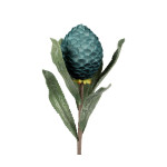 Fleur cocoa bleu+vert h82cm de Comptoir de Famille - Objet de décoration dans Y001