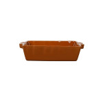 Plat four rect feston caramel 26x18cm de Comptoir de Famille - Objet de décoration dans Y001
