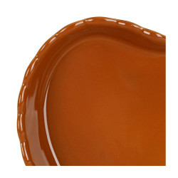 Plat gateau charlotte caramel 24x24cm de Comptoir de Famille - Objet de décoration dans Y001