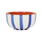 Bol alaria blanc+indigo 35cl de Comptoir de Famille - Objet de décoration dans Y001