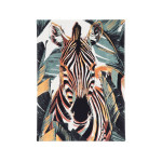 Tableau zebre multicolore 50x70cm de Comptoir de Famille - Objet de décoration dans Y001