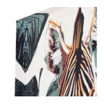 Tableau zebre multicolore 50x70cm de Comptoir de Famille - Objet de décoration dans Y001