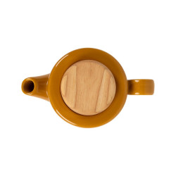 Theiere+filtre baltika moutarde 90cl de Comptoir de Famille - Objet de décoration dans Y001