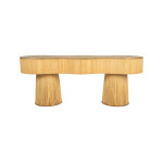 Banc saori nt 109x34 h43cm bambou de Comptoir de Famille - Objet de décoration dans Y001