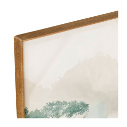 Toile palmier vert 120x80cm de Comptoir de Famille - Objet de décoration dans Y001