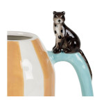 Vase panthere somptua beige h24cm de Comptoir de Famille - Objet de décoration dans Y001