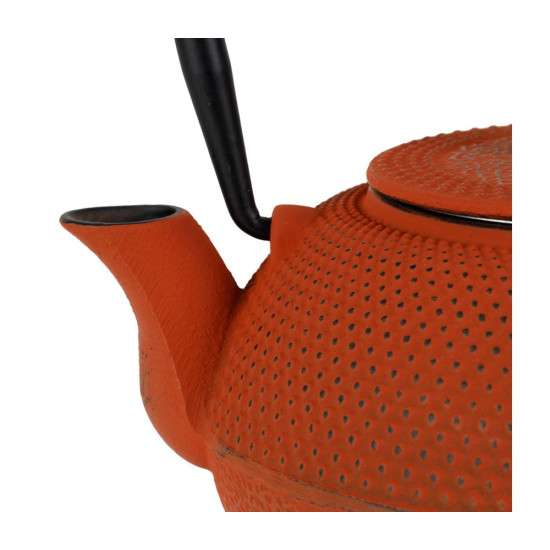 Theiere+filtre picots terracotta 1.2l de Comptoir de Famille - Objet de décoration dans Y001