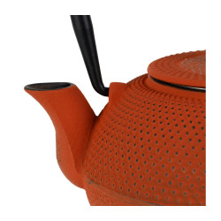 Theiere+filtre picots terracotta 1.2l de Comptoir de Famille - Objet de décoration dans Y001