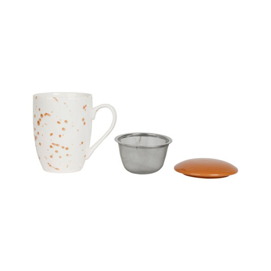 Tisaniere+filtre epura terracotta 40cl de Comptoir de Famille - Objet de décoration dans Y001