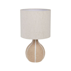 Lampe paese nude+ecru d18 h32cm de Comptoir de Famille - Objet de décoration dans Y001