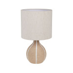 Lampe paese nude+ecru d18 h32cm de Comptoir de Famille - Objet de décoration dans Y001