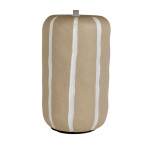 Lampe paese beige+blanc d25 h46cm de Comptoir de Famille - Objet de décoration dans Y001