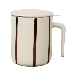 Tisaniere+filtre epura ecru 30cl de Comptoir de Famille - Objet de décoration dans Y001