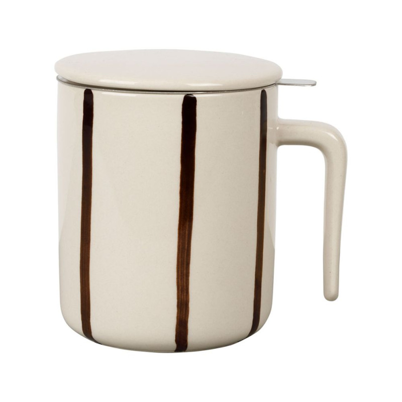 Tisaniere+filtre epura ecru 30cl de Comptoir de Famille - Objet de décoration dans Y001