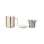 Tisaniere+filtre epura ecru 30cl de Comptoir de Famille - Objet de décoration dans Y001