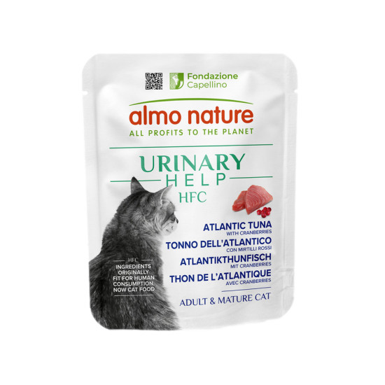 Patée chat almo urinary thon atlantiq cranberrie de Almo Nature, les patées pour chats et chiens dans A061