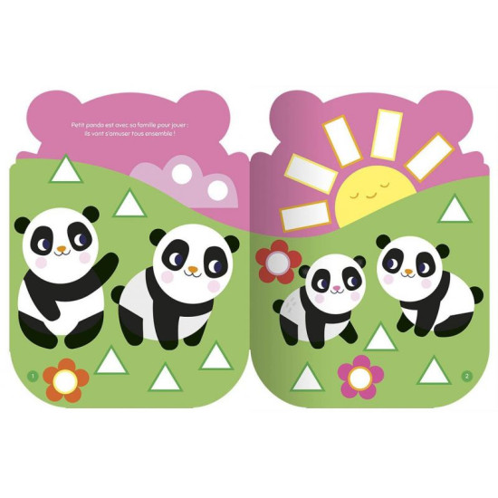 Mes gommettes formes - coucou petit panda de Jardinerie Bordeaux Libourne Gironde dans C022