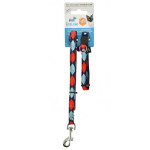 Laisse-collier chat - rouge et bleu de Jardinerie Bordeaux Libourne Gironde dans C022