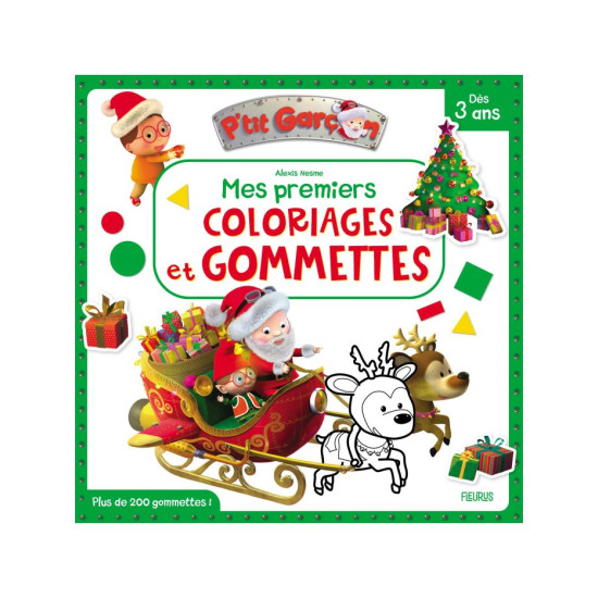 Mes premiers coloriages gommettes p'tit garcon de Jardinerie Bordeaux Libourne Gironde dans C022