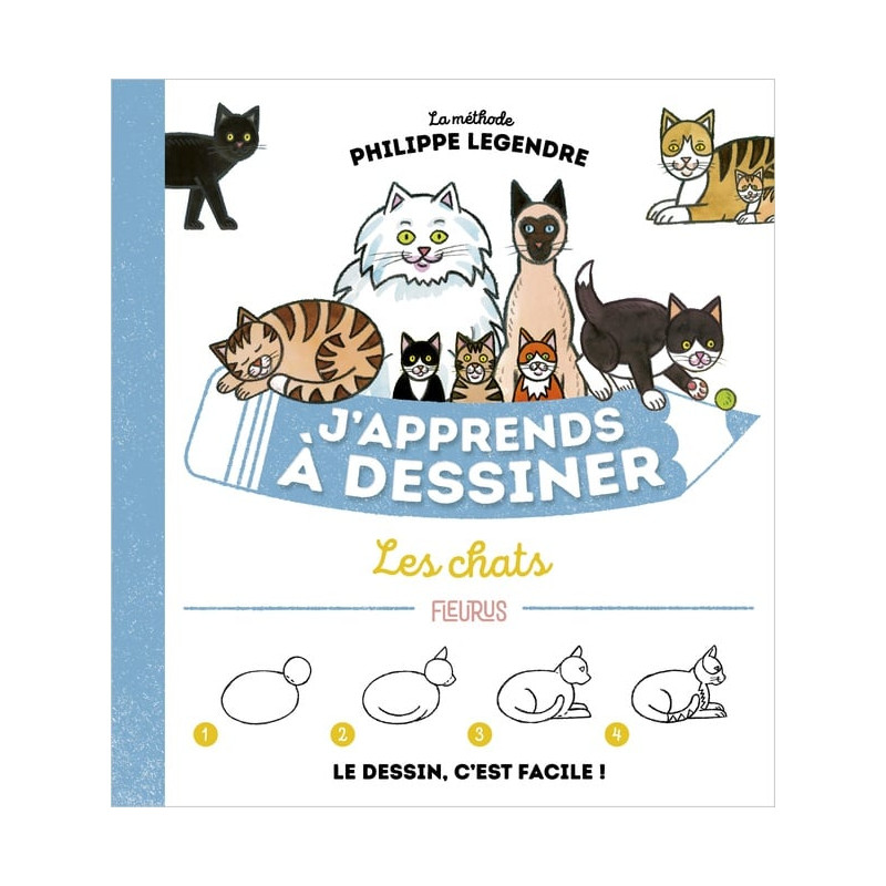 Les chats - j'apprends a dessiner de Jardinerie Bordeaux Libourne Gironde dans C022