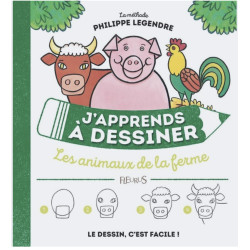 Les animaux de la ferme j'apprends a dessiner de Jardinerie Bordeaux Libourne Gironde dans C022
