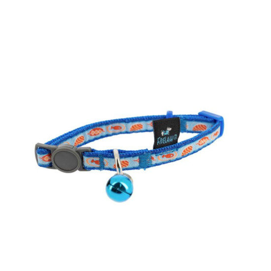 Collier chat - anti-etranglement bleu de Jardinerie Bordeaux Libourne Gironde dans C022