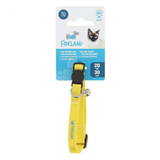 Collier chat - anti-etranglement jaune - 20-30cm de Jardinerie Bordeaux Libourne Gironde dans C022