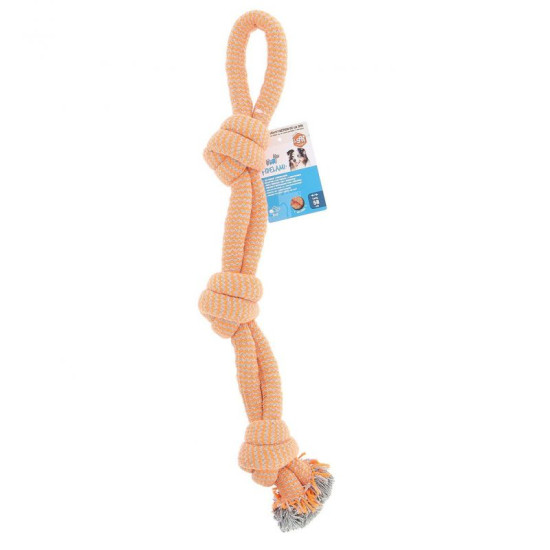Jeu tressé 3 noeuds/anse jeu pour chien 58cm de Jardinerie Bordeaux Libourne Gironde dans C022