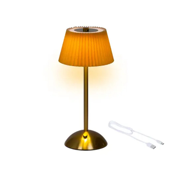 Lampe de table 20l orange/or 30.5cm de Kaemingk - deco de la maison dans K002
