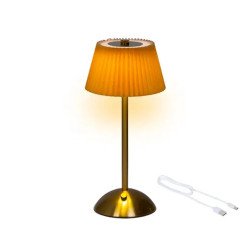 Lampe de table 20l orange/or 30.5cm de Kaemingk - deco de la maison dans K002