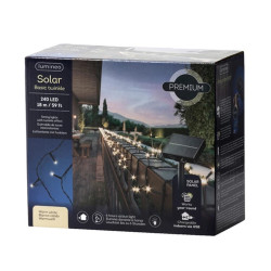Guirlande solar 240l noir/blanc chaud 18m de Kaemingk - deco de la maison dans K002