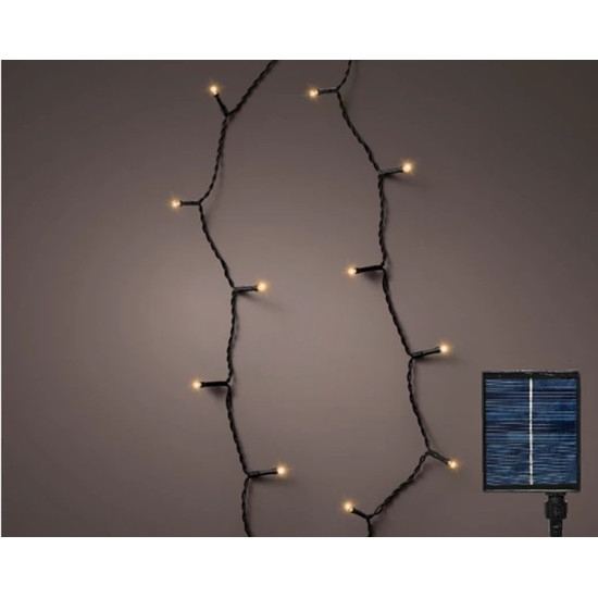 Guirlande solar 240l noir/blanc chaud 18m de Kaemingk - deco de la maison dans K002